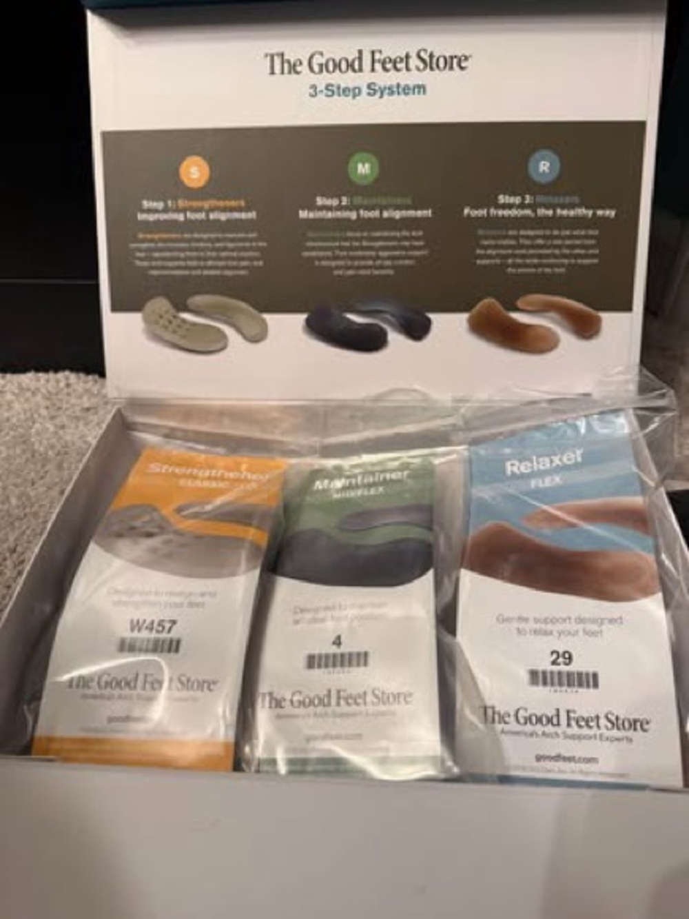 Women’s Insoles - Set of 3 (Black, Brown, Cream)